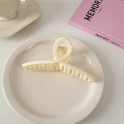 Large Waves Hair Claw Clips Crab Women Girls Cream Macaron Cross Ponytail Holder Hair Barrettes Hairpins Hair Accessories