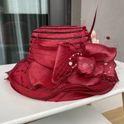 2025Ladies Fascinator Millinery Church Hat Elegant Bow Wide Brim Bucket Hats Kentucky Derby Fedora Women Summer Foldable Sun Cap