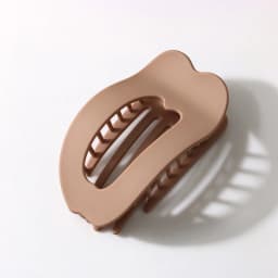 Fashion Oval Flat Hair Clips for Women New Design Leopard Large Flat Round Claw Clip French Acrylic Lying Down Hair Accessories
