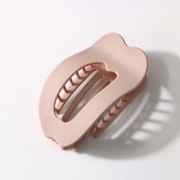 Fashion Oval Flat Hair Clips for Women New Design Leopard Large Flat Round Claw Clip French Acrylic Lying Down Hair Accessories