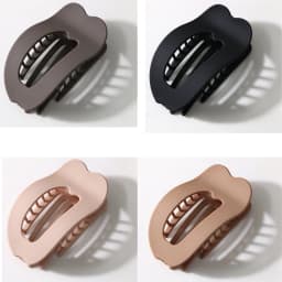 Fashion Oval Flat Hair Clips for Women New Design Leopard Large Flat Round Claw Clip French Acrylic Lying Down Hair Accessories