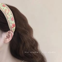 Elegant Chiffon Embroidery Flower Hairband For Women Sweet Hair Decorate Headband Hair Hoop Band Fashion Hair Accessories
