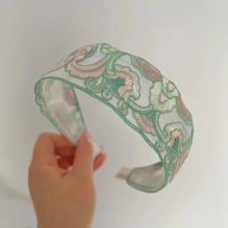 Elegant Chiffon Embroidery Flower Hairband For Women Sweet Hair Decorate Headband Hair Hoop Band Fashion Hair Accessories