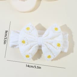 Wide Elastic Headband Soft Non-slip Breathable Head Bands Big Bow Headwrap For Baby Girls Children's Bath Hair Band Accessories