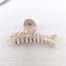 Y2K Colorful Fishbone Hair Claw Creative Personality Shark Clips Fish Barb PVC Crab Hair Clip Hair Accessories for Women