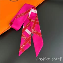 1PC Korean Autumn Hot Sale Fashion Luxurious Ladies Leisure Decoration Twill Long Strip Streamer Silk Scarf Tie Bind bag Ribbon