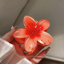 4PCS Fashion Women Flower Hair Clips Vacation Bohemia Egg Flower Hair Clips Barrettes Girls Large Hairpins Hair Accessories