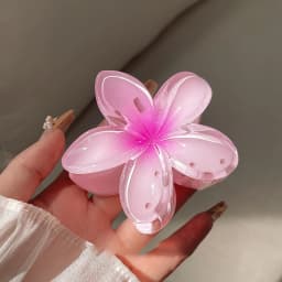 4PCS Fashion Women Flower Hair Clips Vacation Bohemia Egg Flower Hair Clips Barrettes Girls Large Hairpins Hair Accessories