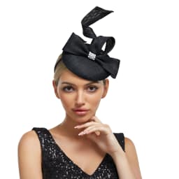 2025 New Fascinator Hat Wedding Church Headpiece Pearl Formal Event Tea Cap Kentucky Derby Race Millinery Cocktail Hat