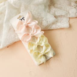 4pcs/set Grosgrain Ribbon Cute Bows Hair Clip For Kids Girls Solid Color Bowknot Classic Bubble Bow Hairpins Hair Accessories