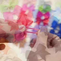BABY BOWS 10Pcs New Color Grosgrain Ribbon Bows Elastic Hairties Hair Bands Girls Spring Head Rope Hair Accessories Wholesale