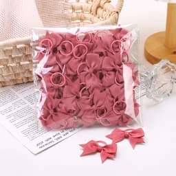 BABY BOWS 10Pcs New Color Grosgrain Ribbon Bows Elastic Hairties Hair Bands Girls Spring Head Rope Hair Accessories Wholesale