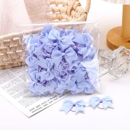 BABY BOWS 10Pcs New Color Grosgrain Ribbon Bows Elastic Hairties Hair Bands Girls Spring Head Rope Hair Accessories Wholesale