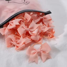 BABY BOWS 10Pcs New Color Grosgrain Ribbon Bows Elastic Hairties Hair Bands Girls Spring Head Rope Hair Accessories Wholesale