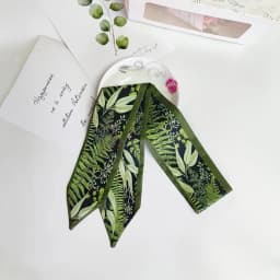 Fashion Printing Letter Hair Ribbons French Elegant Long Headband Bag Strap Accessories Girls Bow Knot Long Hair Scarf HairBand
