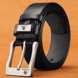 Men's High-quality Buckle Jeans Cowhide Casual Belt, Business Denim Belt, Men's Fashion Designer 2025 New Style