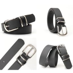 Fashion Metal Buckle Women's Belt Leopard Print PU Leather Waistband All-match Belt Matching