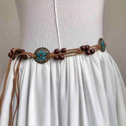 Women's Retro-Ethnic Style Waist Belt Summer New High-End Decorative Versatile Exclusive Crafted Cord