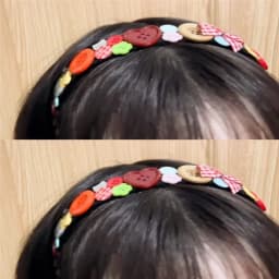 Dopamine Coloured Button Headband Face Washing Y2k Childishness Hairband Headwear Korean Style Bow Hair Hoop