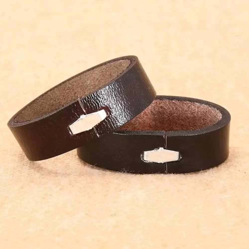 Vintage Universal Waist Belt Loop Genuine Leather DIY Waist Belt Link Loop Buckle Retainer Keeper Waistband Accessories Teenager