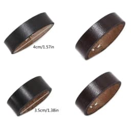 Vintage Universal Waist Belt Loop Genuine Leather DIY Waist Belt Link Loop Buckle Retainer Keeper Waistband Accessories Teenager