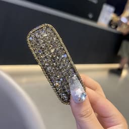 Korean Ladies Full Crystal Elegant Hairpin Side Hair Ornaments Women's New BB Clips Luxury Fashion Hair Clips Accessories
