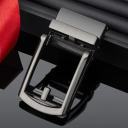 Alloy automatic belt buckle for men, replacement and repair parts, fashionable men's business 3.5cm ratchet buckle