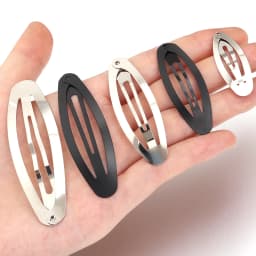 10pcs/pack Iron Oval BB Hair Clips 4-6cm Simple Hairpin Barrettes for DIY Handmade Headwear Hair Tools Crafts Accessories