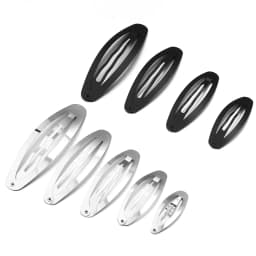 10pcs/pack Iron Oval BB Hair Clips 4-6cm Simple Hairpin Barrettes for DIY Handmade Headwear Hair Tools Crafts Accessories