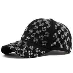 Women's Baseball Cap Fashion Rhinestone Personality Street Hip Hop Caps For Female Summer Outdoors Sun Visor Hat Adjustable