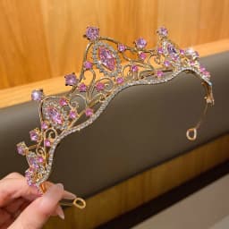 1 large crown fashionable crown headband suitable for performances and birthdays as a hair accessory