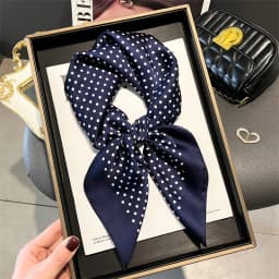 2025 Luxury Brand Fashion Soft Satin Scarf Square Scarves 70cm Headscarf Travel Shawl Hijab Wrap Bandana Foulard