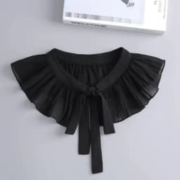 Lace Frill False Collar Summer Dress Shirt Detachable Collar Decoration Removable Clothing Shoulder Wraps Fake Collar Cape