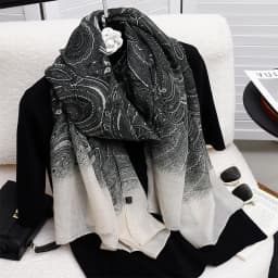 2025 Bohemia Paisley Luxury Designer Ladies Women Scarf Female Ventilate Cotton Linen Shawl Four Seasons Muslim Hijab 90*180cm