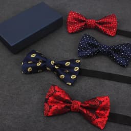 Black Red Fashion Bowties Groom Men Formal Colourful Cravat Green Marriage Butterfly Wedding Bow tie Satin Plaids