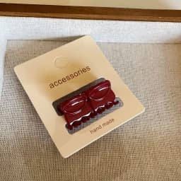 Red hair clip women's side bange small mini duckbill clip temperament seamless hair clip headwear Hair Claws