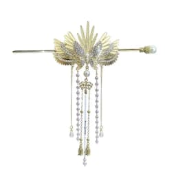 Female Luxury Chinese Headwear Angel Wing Baby Hairpin Alloy Tassels Hair Sticks Women Daily Hair Clip Sweet Hair Accessories