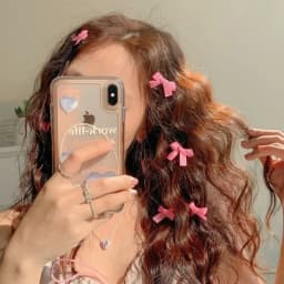 10 PCS Ribbon Bow Hair Clip Sweet Bowknot Cute Korean Girls Female Hairpin Fashion Barrettes Lovely Headwear Hair Grip Bobby Pin