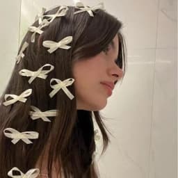 10 PCS Ribbon Bow Hair Clip Sweet Bowknot Cute Korean Girls Female Hairpin Fashion Barrettes Lovely Headwear Hair Grip Bobby Pin