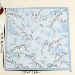 3-Pack of Pure Cotton Women's Handkerchiefs, Classic Floral Flap Pocket Pants Squares, Bridal Handkerchiefs, Holiday and Mother's Day Gifts