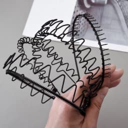 6PCS Metal Headband for Men Women Fashion Hair Bands Outdoors Sports Non Slip Smooth Elastic Teeth Comb Unisex Hair Accessories