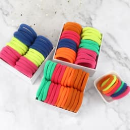 100/200PCS 4cm Elastic Hair Bands Candy Colors Hair Ties for Girls Chidren Headband Colorful Hair Accessories Headwear Wholesale