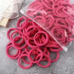 100/200PCS 4cm Elastic Hair Bands Candy Colors Hair Ties for Girls Chidren Headband Colorful Hair Accessories Headwear Wholesale