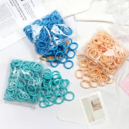 100/200PCS 4cm Elastic Hair Bands Candy Colors Hair Ties for Girls Chidren Headband Colorful Hair Accessories Headwear Wholesale