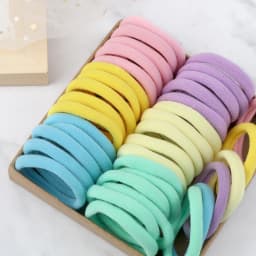 100/200PCS 4cm Elastic Hair Bands Candy Colors Hair Ties for Girls Chidren Headband Colorful Hair Accessories Headwear Wholesale
