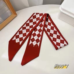 Fashion Printing Flower Long Ribbons Hair Scarf for Women INS Design Silk Headband Long Scarves Ribbon Hair Accessories