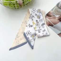Fashion Printing Flower Long Ribbons Hair Scarf for Women INS Design Silk Headband Long Scarves Ribbon Hair Accessories