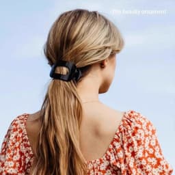 Vintage Solid Oval Teeth Hair Clip For Women Girl Long Hair Holder Hairpin Headband Back Head Hair Claw Fashion Hair Accessories