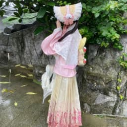 New French Rural Style Lolita Straw Hat Ribbon Bow with Strap Ribbon Flower Beach Hat Hair Accessories Ruffle Lace Flat Top Hat