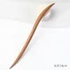 Retro New Chinese Style Cool Tail Sandalwood Hairpin with Chinese Style One Word Plate Hairpin, Ancient Hanfu Headpiece